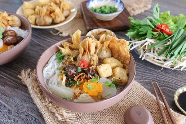 ก๋วยเตี๋ยวน้ำซุปมังสวิรัติ